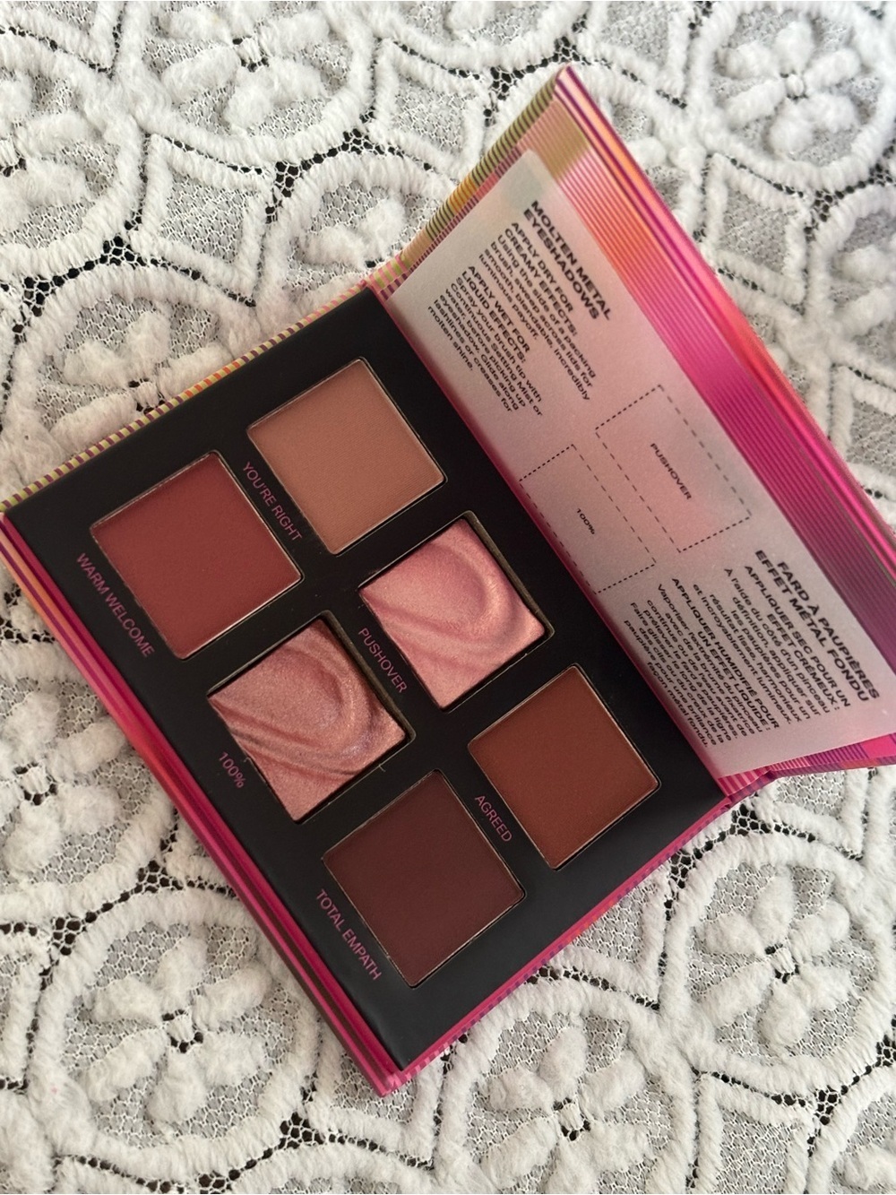 Morphe Pink & Rose Six-Shade Eyeshadow Palette